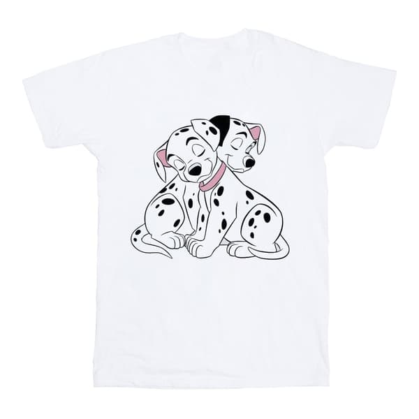 Disney 101 Dalmatians Puppy Love T-shirt i bomull för flickor