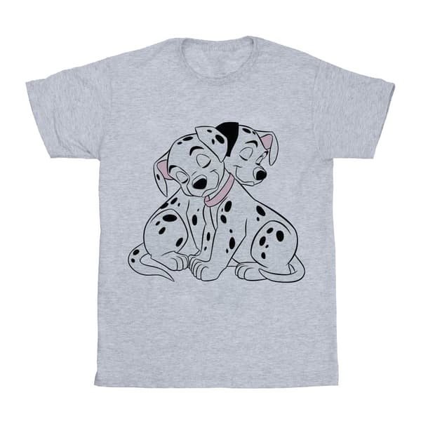 Disney 101 Dalmatians Puppy Love T-shirt i bomull för flickor