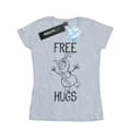 Miniatyrbild 1 av 5: Disney Dam/Tjej Frozen Olaf Free Hugs Bomulls-T-shirt