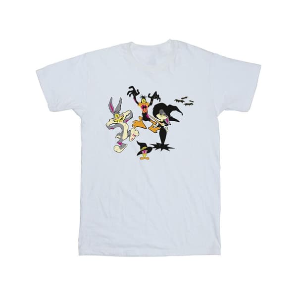 Looney Tunes T-shirt i bomull med Halloween-vänner för flickor
