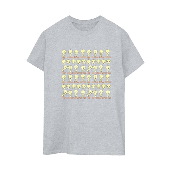 Looney Tunes Womens/Ladies Tweety Repeat Cotton Boyfriend T-Shirt