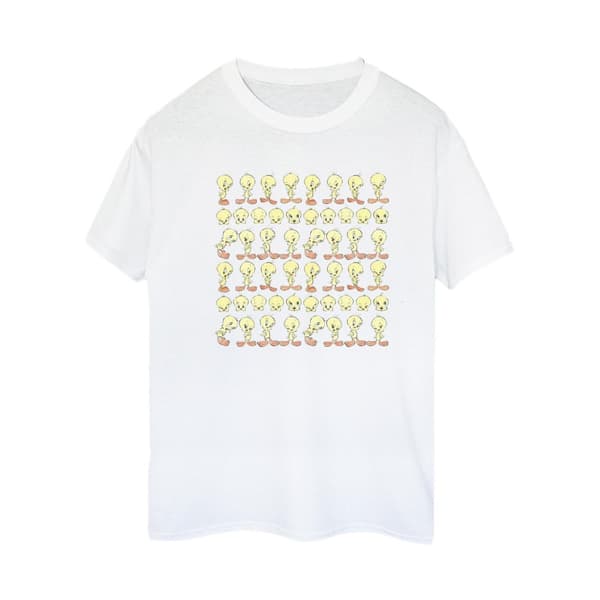 Looney Tunes Womens/Ladies Tweety Repeat Cotton Boyfriend T-Shirt
