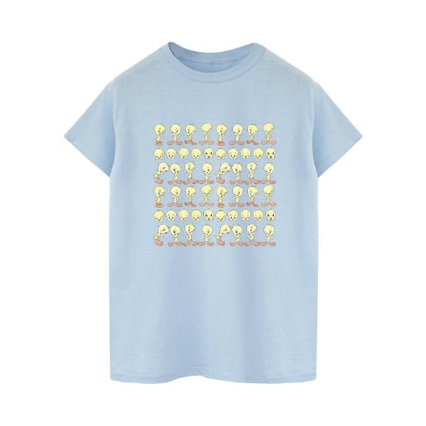Looney Tunes Womens/Ladies Tweety Repeat Cotton Boyfriend T-Shirt