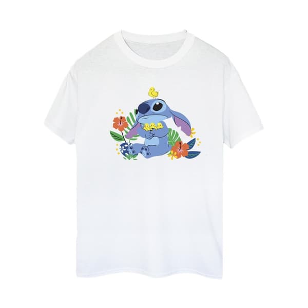 Disney Dam/Lillo & Stitch Birds Boyfriend T-shirt i bomull