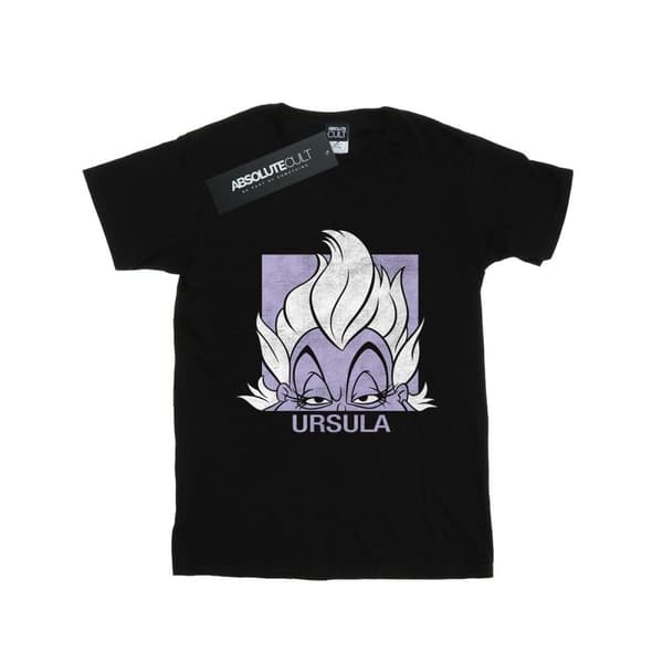 Disney Dam/Lady Usrsula Boyfriend-T-shirt i bomull med avklippt huvud