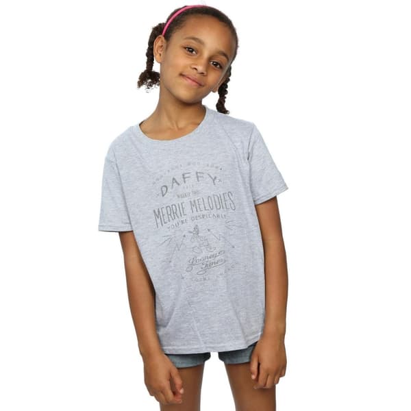 Looney Tunes Daffy Duck Despicable T-shirt i bomull för flickor