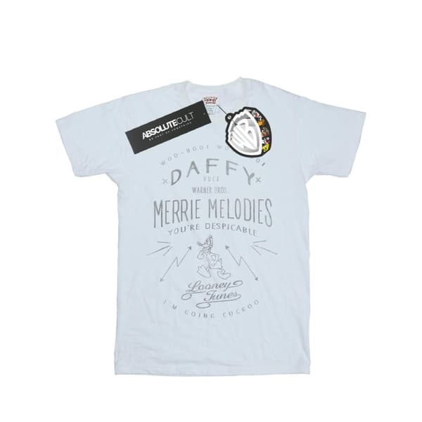 Looney Tunes Daffy Duck Despicable T-shirt i bomull för flickor