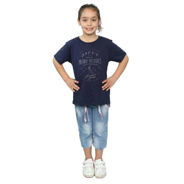 Looney Tunes Daffy Duck Despicable T-shirt i bomull för flickor