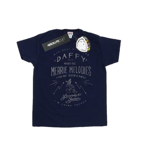 Looney Tunes Daffy Duck Despicable T-shirt i bomull för flickor