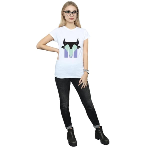 Disney Womens/Ladies Alphabet M Is For Maleficent Cotton T-Shirt