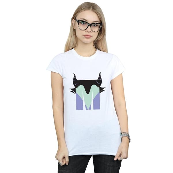 Disney Womens/Ladies Alphabet M Is For Maleficent Cotton T-Shirt