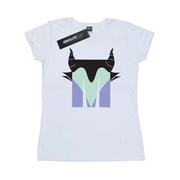 Disney Dam/Tjej Alphabet M Is For Maleficent Bomulls-T-shirt