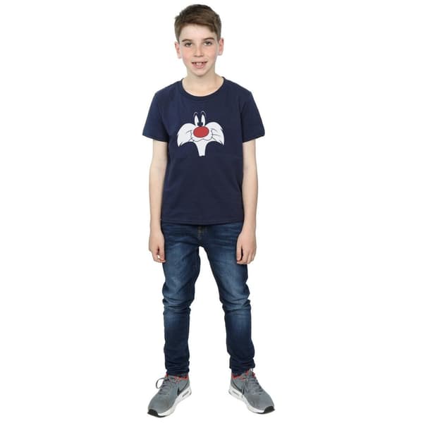 Looney Tunes Boys Sylvester Big Face T-Shirt