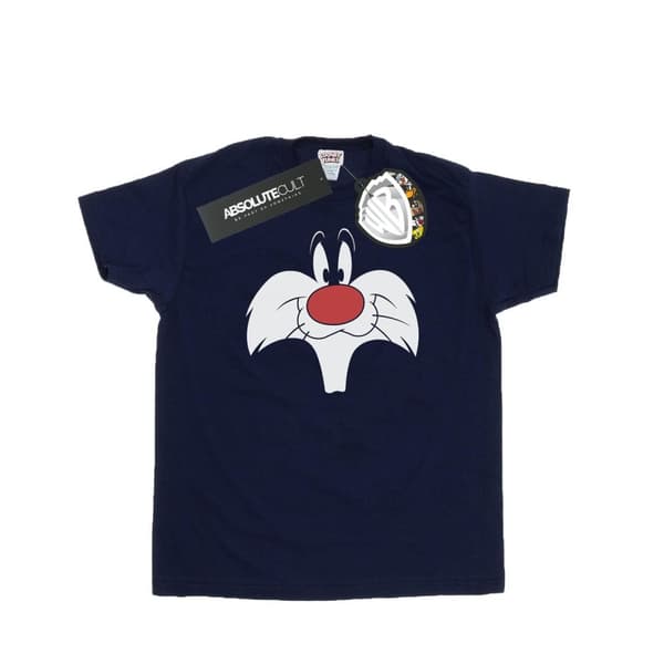 Looney Tunes Boys Sylvester Big Face T-Shirt
