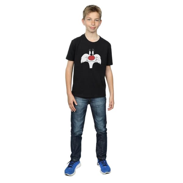 Looney Tunes Boys Sylvester Big Face T-Shirt