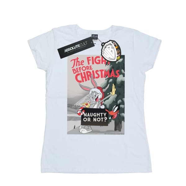 Looney Tunes Womens/Ladies The Fight Before Christmas Cotton T-Shirt