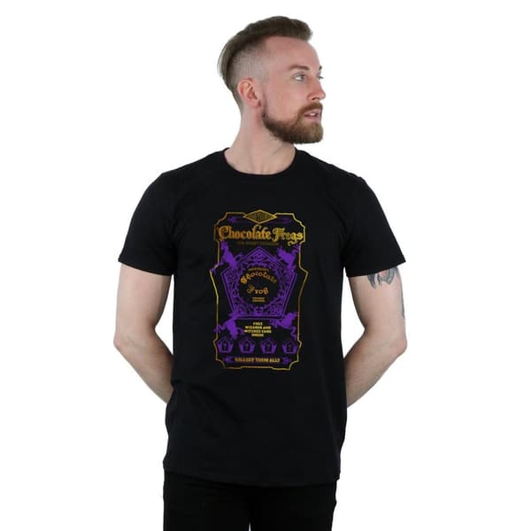 Harry Potter Mens Chocolate Frogs Coloured Label T-Shirt