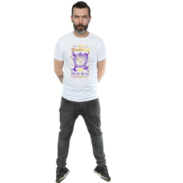 Harry Potter Chokladgrodor - T-shirt med färgad etikett för herrar