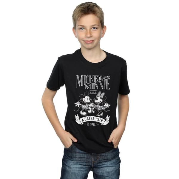 Disney Boys Mickey And Minnie Mouse Great Pair T-Shirt