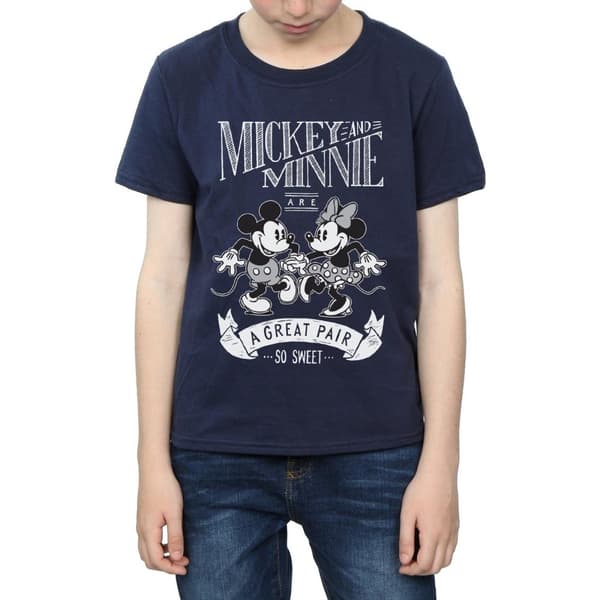 Disney Boys Mickey And Minnie Mouse Great Pair T-Shirt