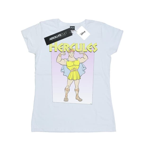 Disney Womens/Ladies Hercules Muscles Cotton T-Shirt