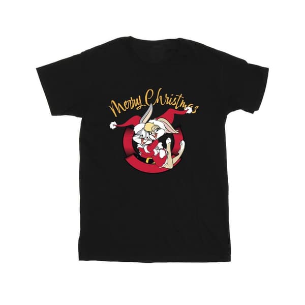 Looney Tunes Girls Lola Merry Christmas Cotton T-Shirt