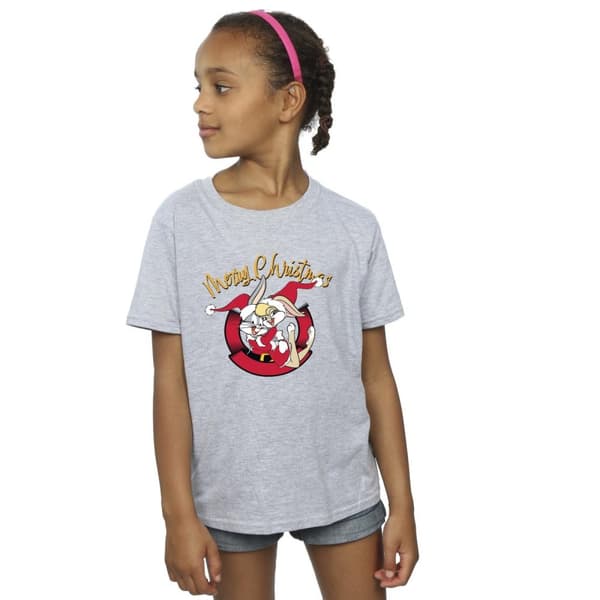 Looney Tunes Girls Lola Merry Christmas Cotton T-Shirt