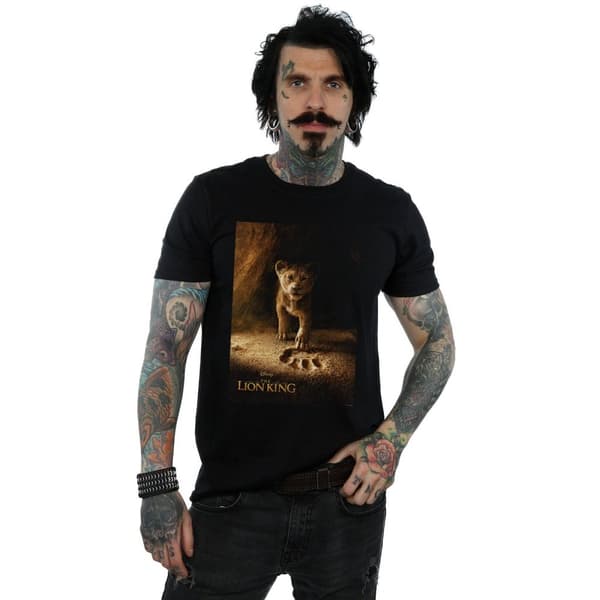 Disney Mens The Lion King Movie Simba Poster T-shirt