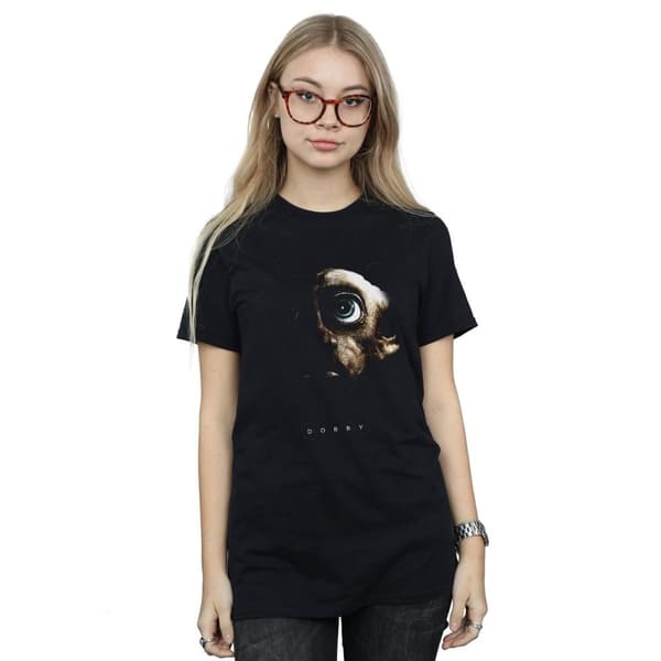 Harry Potter Womens/Ladies Dobby Portrait Cotton Boyfriend T-Shirt