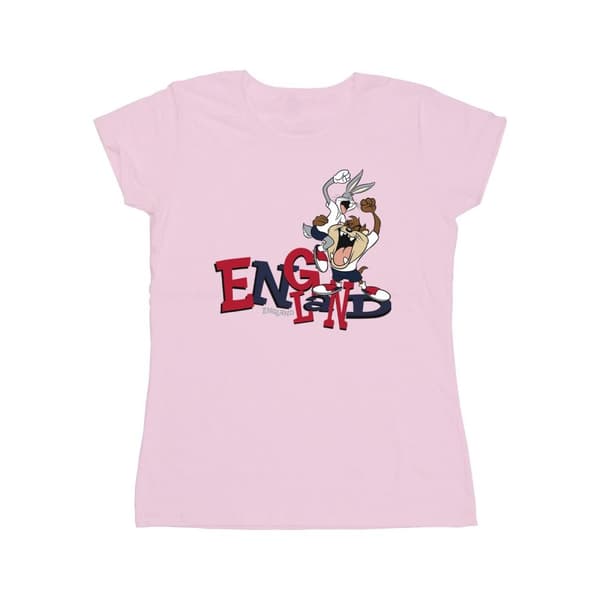 Looney Tunes Womens/Ladies Bugs & Taz England Cotton T-Shirt
