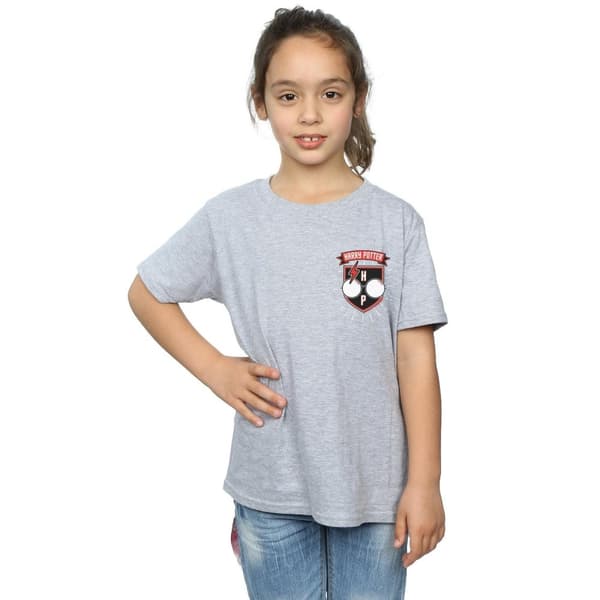 Harry Potter Girls Toon Glasses Pocket Cotton T-Shirt