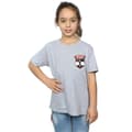 Miniatyrbillede 2 af 3: Harry Potter Girls Toon Glasses Pocket Cotton T-Shirt