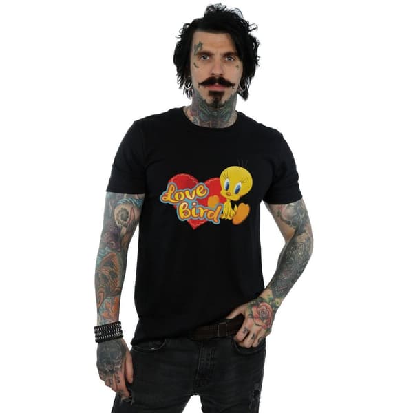 Looney Tunes Mens Tweety Pie Valentine´s Day Love Bird T-Shirt