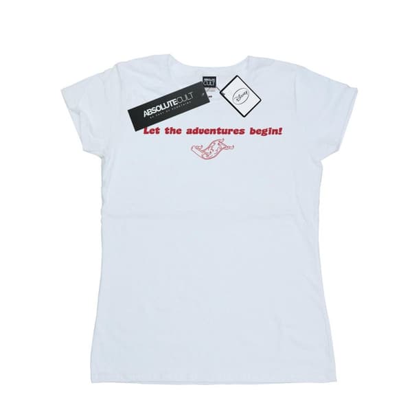 Disney Womens/Ladies Aladdin Let The Adventures Begin Cotton T-Shirt