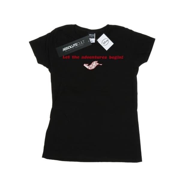 Disney Womens/Ladies Aladdin Let The Adventures Begin Cotton T-Shirt