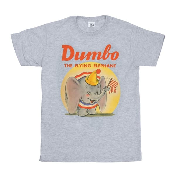 Disney T-shirt i bomull med Dumbo-flygande elefant för flickor