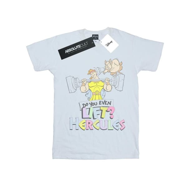Disney Womens/Ladies Hercules Do You Even Lift? Cotton Boyfriend T-Shirt