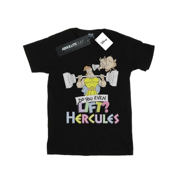 Disney Womens/Ladies Hercules Do You Even Lift? Cotton Boyfriend T-Shirt