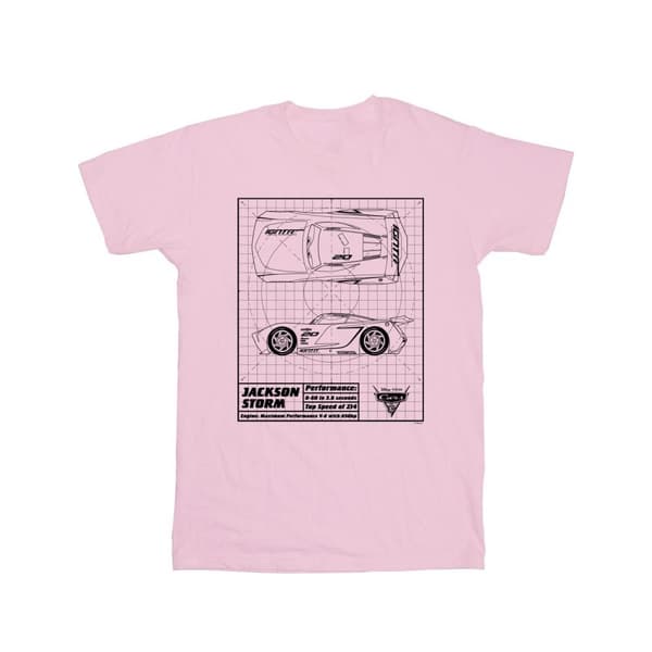 Disney Boys Cars Jackson Storm Blueprint T-Shirt