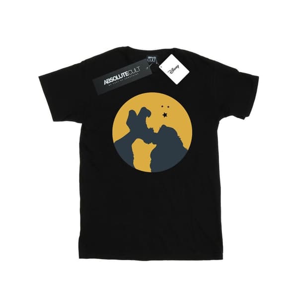 Disney Dam/Lady Lady And The Tramp Moonlight Kiss Boyfriend T-shirt i bomull