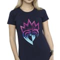 Miniatyrbillede 3 af 4: Disney Womens/Ladies Descendants Pink Crown Cotton T-Shirt