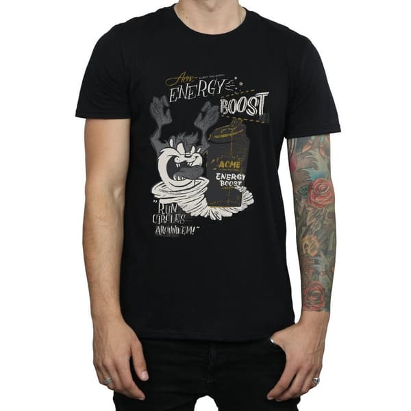 Looney Tunes Mens Taz Energy Boost T-Shirt