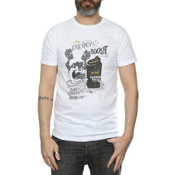 Looney Tunes Mens Taz Energy Boost T-Shirt