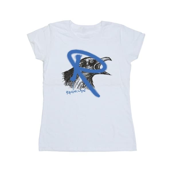 Harry Potter Womens/Ladies Ravenclaw Pop Spray Cotton T-Shirt