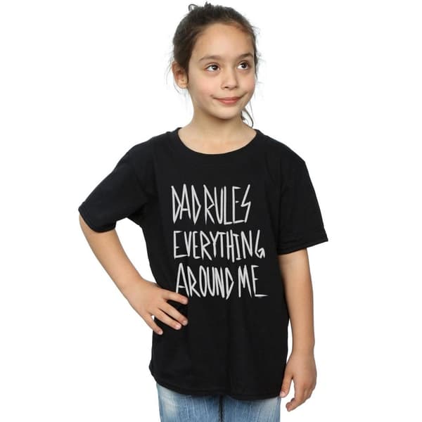 Disney T-shirt i bomull för flickor Lejonkungen Pappa styr allt