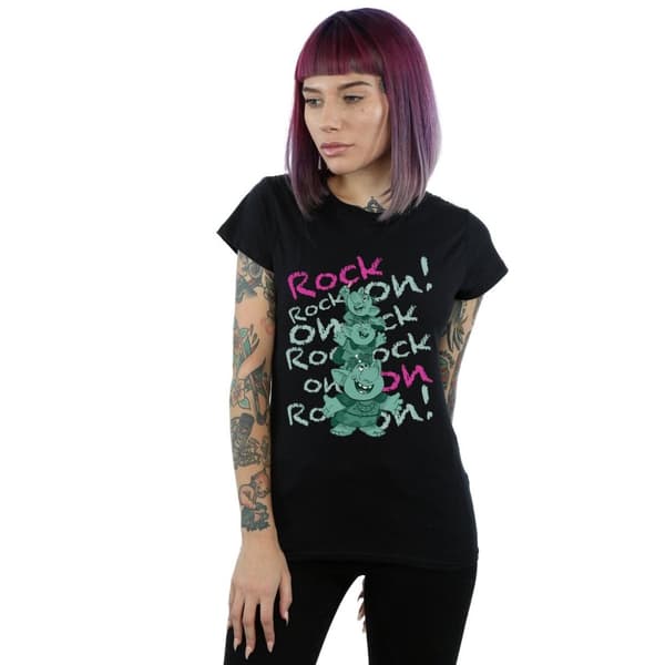 Disney Womens/Ladies Frozen Trolls Rock On Cotton T-Shirt