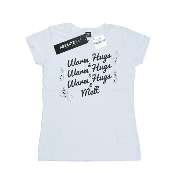 Disney Dam/Tjej Frozen 2 Olaf Warm Hugs And Melt Bomulls-T-shirt