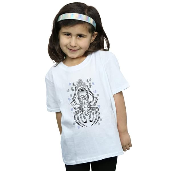 Harry Potter Aragog Line Art bomulls-T-shirt för flickor