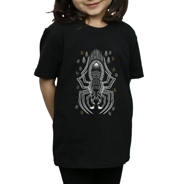 Harry Potter Aragog Line Art bomulls-T-shirt för flickor