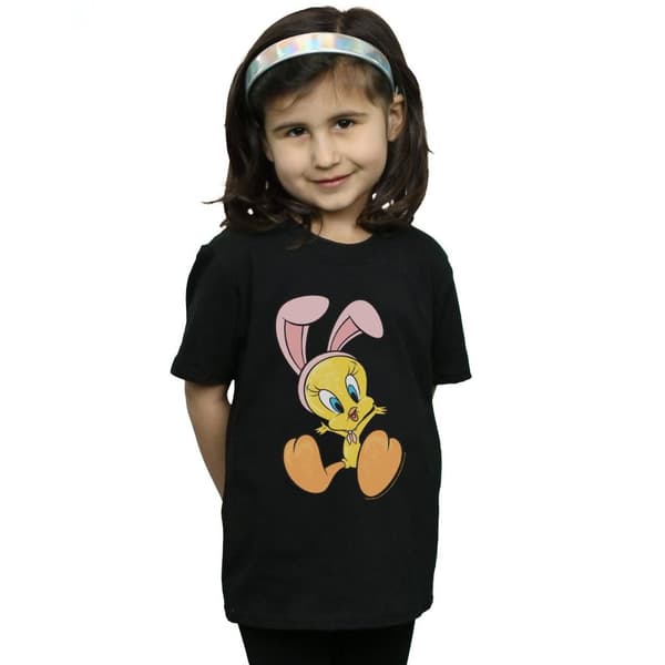 Looney Tunes Tweety Pie Bunny Ears T-shirt i bomull för flickor